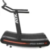 Tapis de course incurvé Xebex avec grand écran LCD pour entraînement de conditionnement physique - Speed Runner