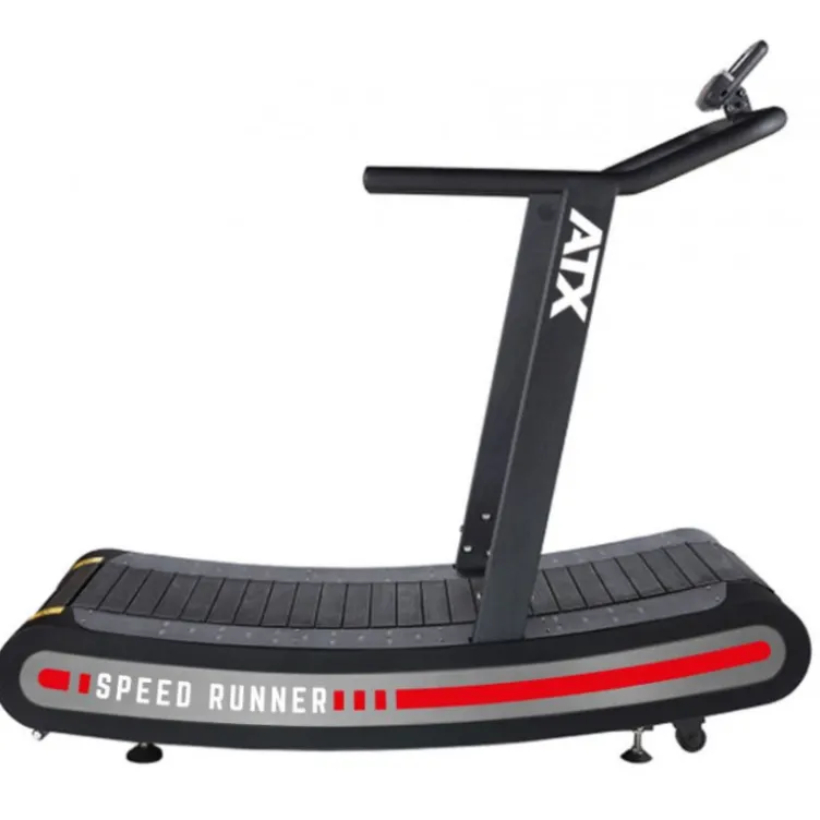 Tapis de course incurvé Xebex avec grand écran LCD pour entraînement de conditionnement physique - Speed Runner