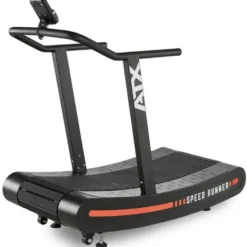 Tapis de course incurvé Xebex avec grand écran LCD pour entraînement de conditionnement physique - Speed Runner
