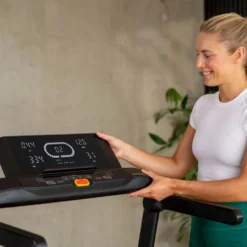 Tapis de course intelligent avec Écran LCD inclinable 0,8 à 20 km/h - 3 angles d'inclinaison - FlyRun 2.0
