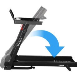Tapis de course 1 à 16 km/h avec écran connecté et vitesse ajustable de 1 à 16 km/h - 3 niveaux d'inclinaison