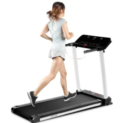 Tapis de course éléctrique vitesse jusqu'à 12 km/h avec écran LCD multifonctions