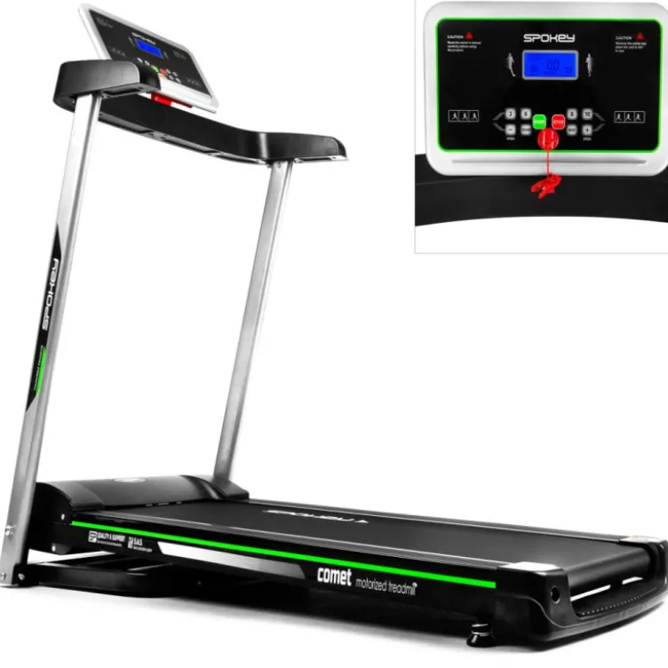Tapis de course électrique COMET pour home-gym pliable avec roues de transport