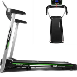 Tapis de course électrique COMET pour home-gym pliable avec roues de transport
