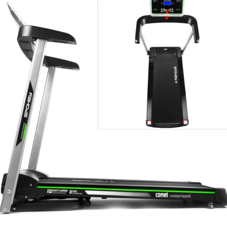 Tapis de course électrique COMET pour home-gym pliable avec roues de transport