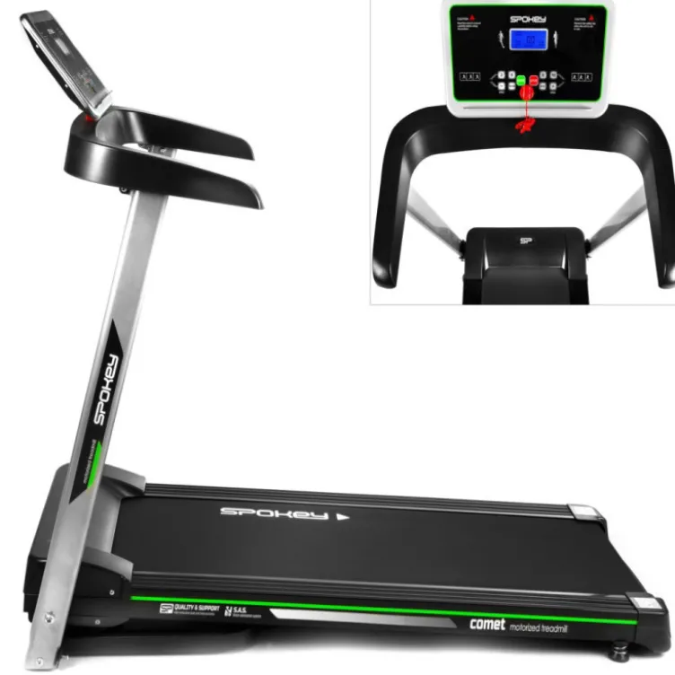 Tapis de course électrique COMET pour home-gym pliable avec roues de transport