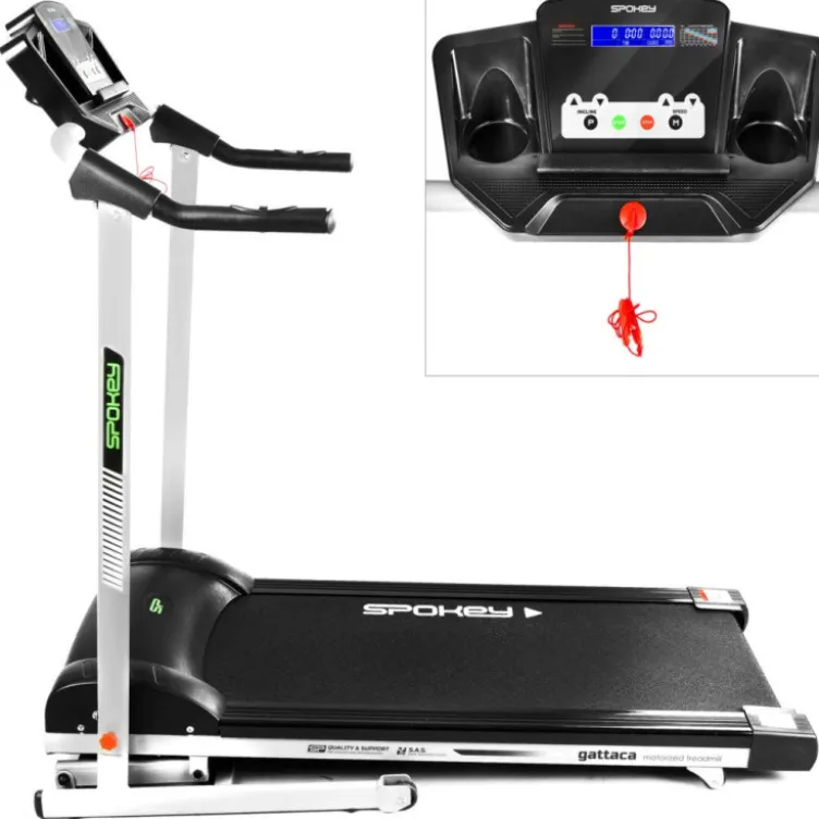 Tapis de course électrique pour sport a domicile GATTACA avec mesure de pouls