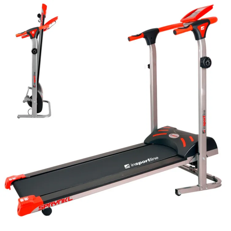 Tapis de course magnétique pliable avec 8 niveaux de résistance - Ecran LCD complet