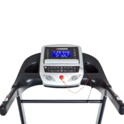 Tapis de course performant jusqu'à 22 km/h avec tableau de bord - Pliable