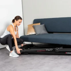 Tapis de course à pied pliable avec système d'amortissement - Max 18 km/h