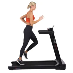 Tapis de course à pied pliable avec système d'amortissement - Max 18 km/h