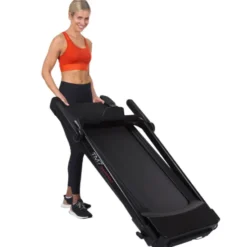Tapis de course à pied pliable avec système d'amortissement - Max 18 km/h