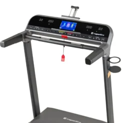 Tapis de course pliable avec ceinture de fréquence cardiaque - Vitesse de course maximale de 20 km/h