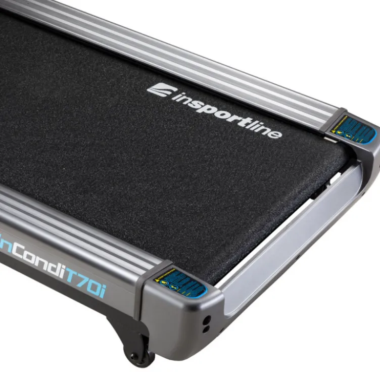 Tapis de course pliable avec ceinture de fréquence cardiaque - Vitesse de course maximale de 20 km/h