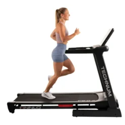 Tapis de course pliable avec ordinateur de bord et réglable multiples - Technum