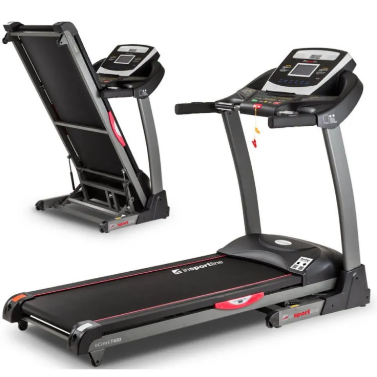 Tapis de course pliable avec 113 programmes et vitesse maximale 22 km/h - Plateforme de course de 140 x 53 cm