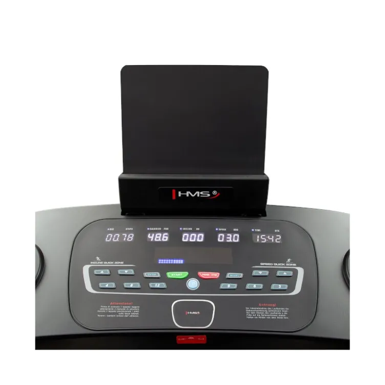 Tapis de course pliable avec tableau de bord - 0 à 20 km/h