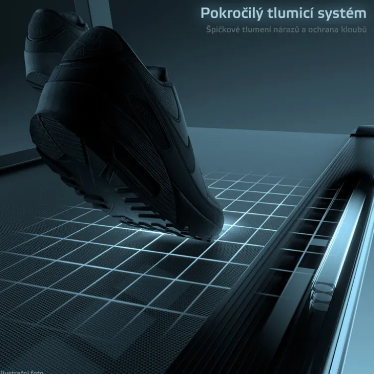 Tapis de course pliable et inclinable ZenRun 120 avec écran tactile rotatif de 15,6" - Vitesse de 0,8 à 22 km/h