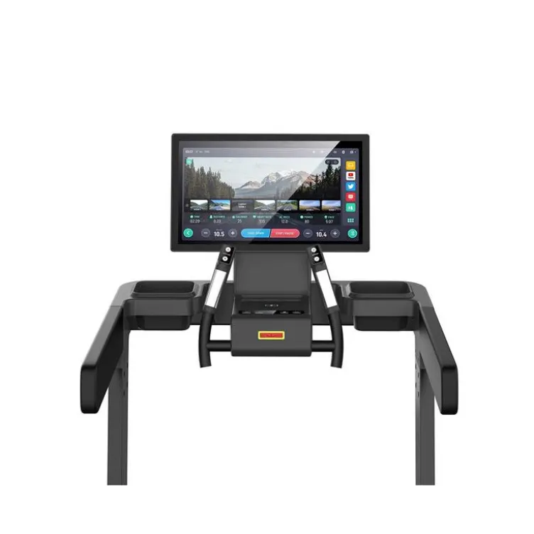 Tapis de course pliable et inclinable avec grande surface de course de 145 x 55 cm - 1 à 22 km/h max avec Bluetooth et Wifi