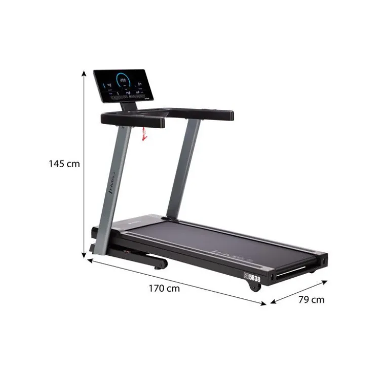 Tapis de course pliable et inclinable sur 15 positions - Vitesse de 1 à 20 km/h