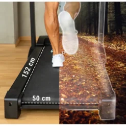 Tapis de course pliable FlyRun 4.0 avec vitesse ajustable de 1 à 24 km/h - Tapis roulant inclinable jusqu'à 12%