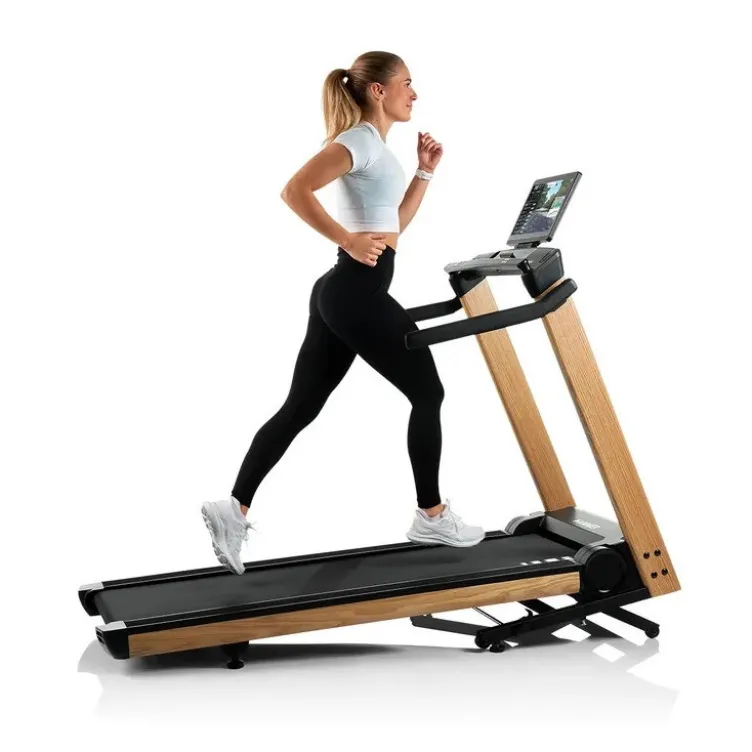 Tapis de course pliable VADIS 12.0Hammer 0,3 à 22 km/h avec inclinaison réglable jusqu'à 12% - Écran tactile et 56 programmes