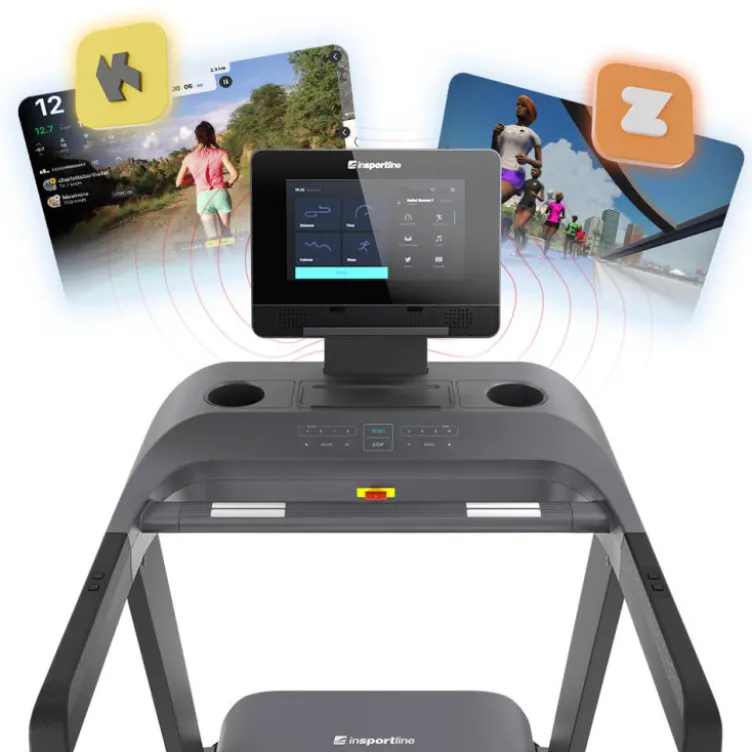 Tapis de course pliable ZenRun 300 ultra-puissant de 0,8 à 22 km/h avec 15 niveaux d'inclinaison et écran intelligent
