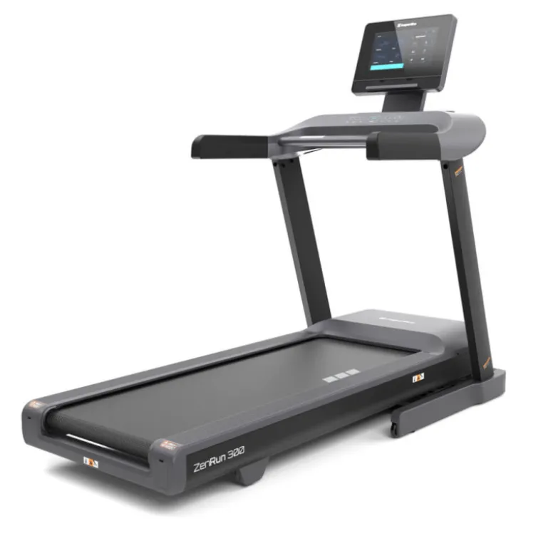 Tapis de course pliable ZenRun 300 ultra-puissant de 0,8 à 22 km/h avec 15 niveaux d'inclinaison et écran intelligent