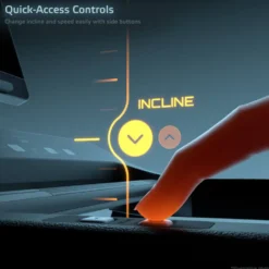 Tapis de course pliable ZenRun 300 ultra-puissant de 0,8 à 22 km/h avec 15 niveaux d'inclinaison et écran intelligent