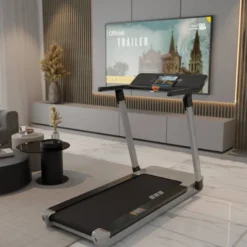 Tapis de course pliable ZenRun 20 ergonomique haute technologie 1 à 14,8 km/h avec WiFi et Bluetooth