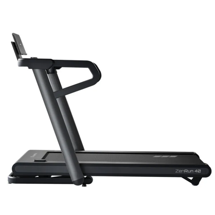 Tapis de course pliable ZenRun 40 avec support pour tablette vitesse 1 à 18,8 km/h pour cardio à la maison