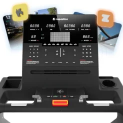 Tapis de course PRO 6 CV avec puissance réglable de 0,5 à 25 km/h et inclinaison électronique jusqu'à 14 % - Wi-Fi intégré
