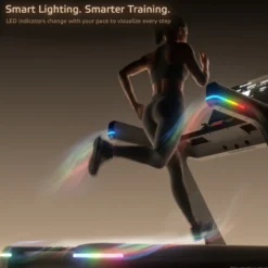 Tapis de course PRO 6 CV avec puissance réglable de 0,5 à 25 km/h et inclinaison électronique jusqu'à 14 % - Wi-Fi intégré