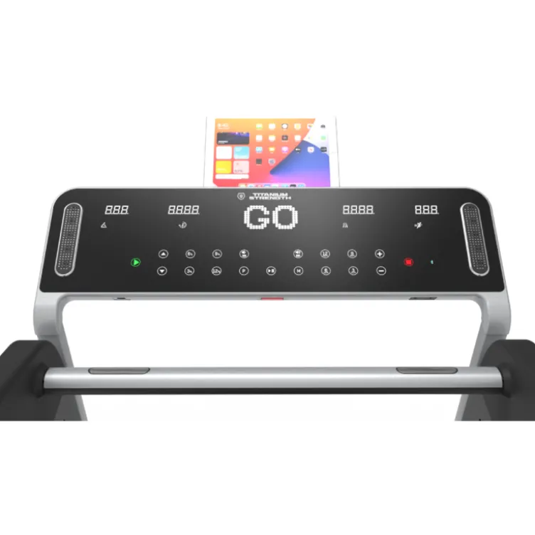 Tapis de course PRO FC50 Titanium Strength avec vitesse maximale de 22 km/h et système d'inclinaison - Grande console LED