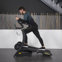 Tapis de course professionnel Hill Pro sans moteur pliable et inclinable pour exercices cardio