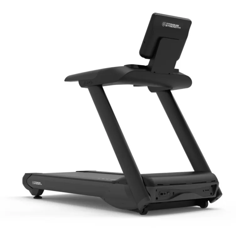 Tapis de course professionnel avec écran LED Titanium Strength TM700 réglable de 1 à 20 km/h avec inclinaison jusqu'à 15%