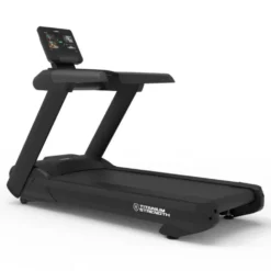 Tapis de course professionnel avec écran LED Titanium Strength TM700 réglable de 1 à 20 km/h avec inclinaison jusqu'à 15%