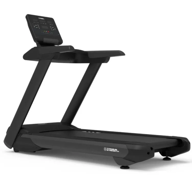 Tapis de course professionnel avec écran LED Titanium Strength TM700 réglable de 1 à 20 km/h avec inclinaison jusqu'à 15%