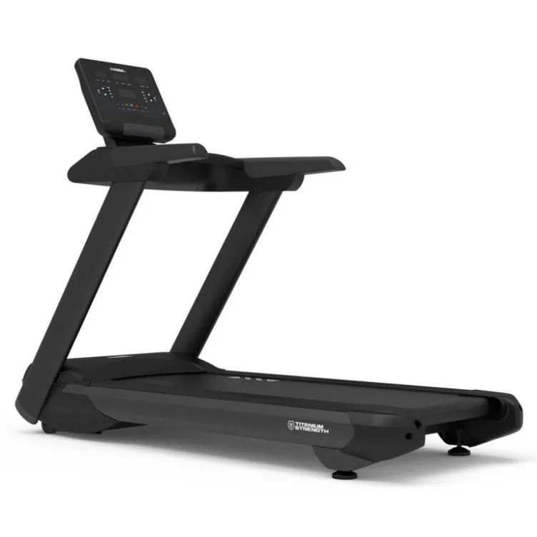Tapis de course professionnel avec écran LED Titanium Strength TM700 réglable de 1 à 20 km/h avec inclinaison jusqu'à 15%
