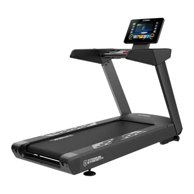 Tapis de course PRO Séries Titanium inclinable avec écran tactile 27" et vitesse ajustable de 1 à 22 km/h - Programmes intégrés