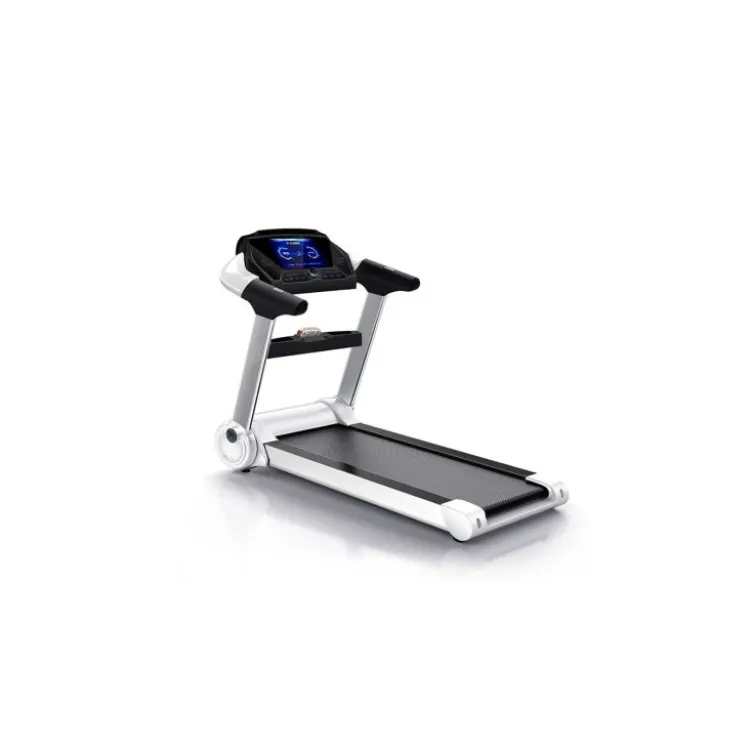 Tapis de course puissant et silencieux avec 12 programmes intégrés et vitesse max 14 km/h - Faible consommation