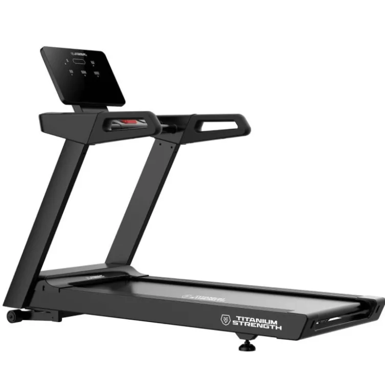 Tapis de course semi-pro Titanium Strength LC10DC de 1 à 20 km/h inclinable sur 12 positions - Console LED et 27 programmes