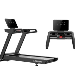 Tapis de course semi-pro Titanium Strength LC10DC de 1 à 20 km/h inclinable sur 12 positions - Console LED et 27 programmes