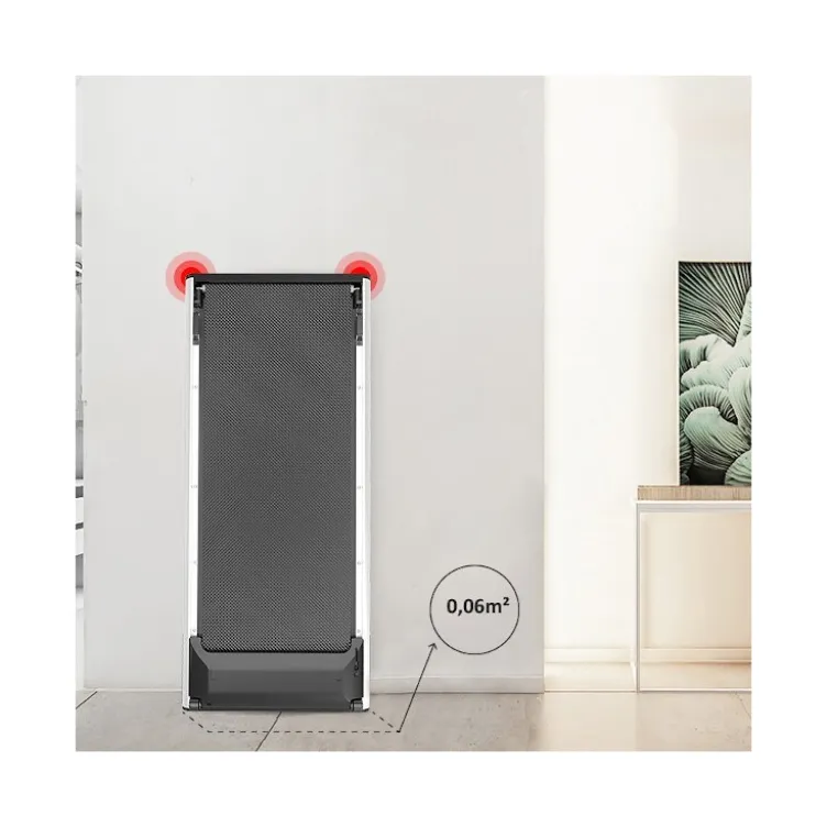 Tapis de course silencieux vitesse max 8 km/h pour entraînement en home-gym