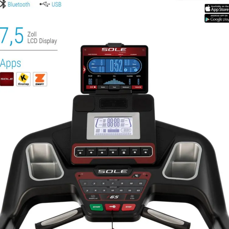 Tapis de course ultra-puissant pour training 1 à 18 km/h - Capacité de pliage