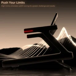 Tapis de course Velocer Run vitesse de 0,5 à 25 km/h avec 15 niveaux d'inclinaison - 76 programmes d'entraînement intégrés