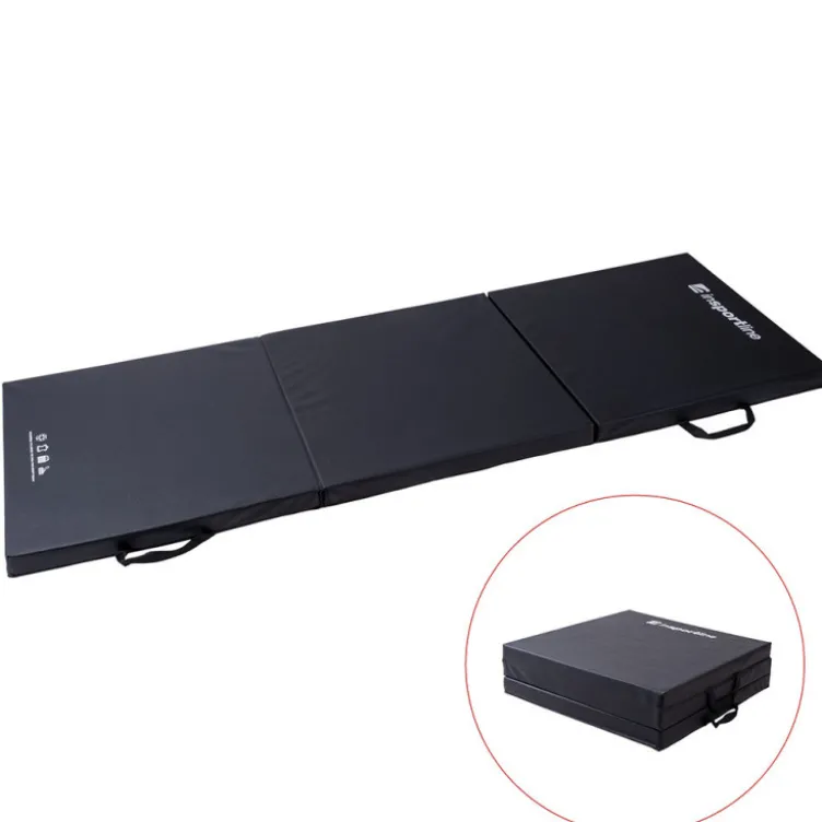 Tapis de gymnastique pliable en mousse et cuir synthétique - 195 x 90 x 5 cm