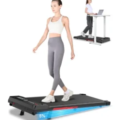 Tapis de marche compact avec inclinaison 5% et vitesse maximale 8 km/h - Domicile et Bureau