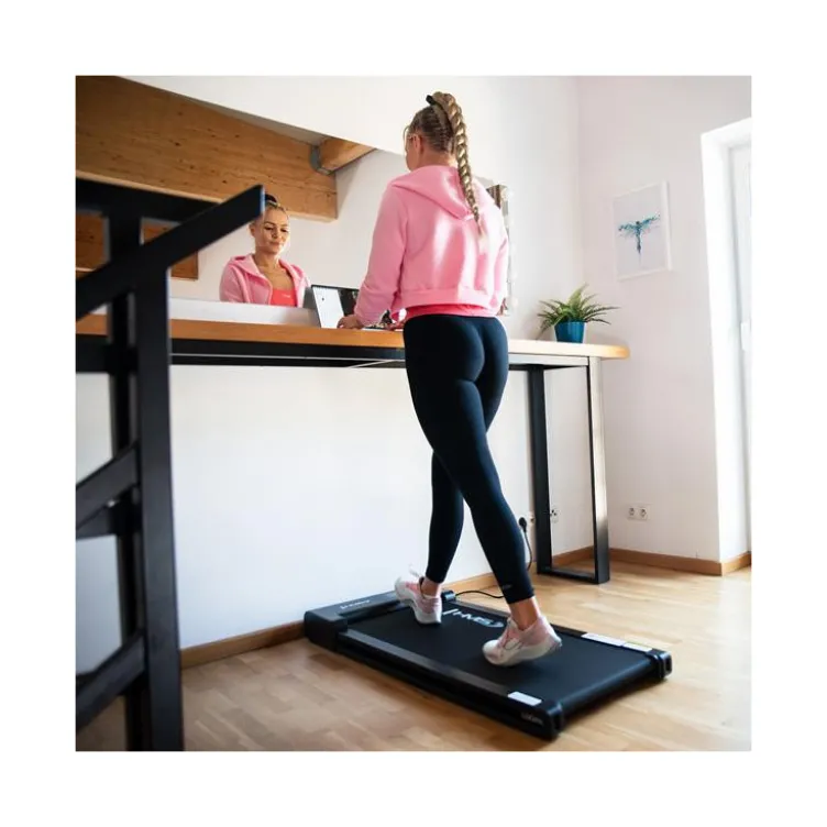 Tapis de marche compact jusqu'à 6 km/h pour entraînement de cardio à domicile - Bluetooth intégré