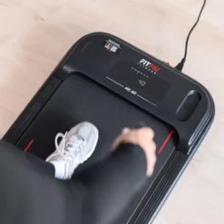 Tapis de marche et course vitesse maximale 8 km/h avec roulettes de transport pour Home-Gym